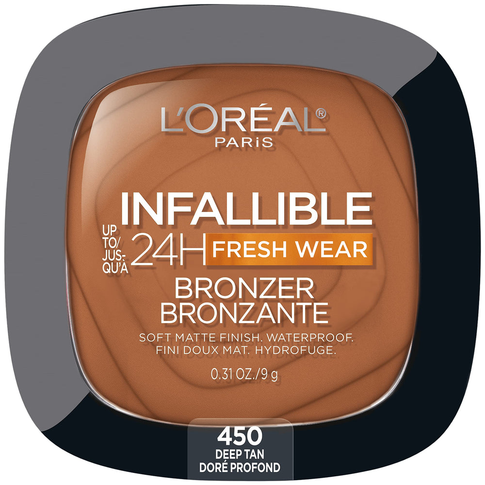 L'Oreal Paris Infallible bronceador acabado mate suave para contorno natural.