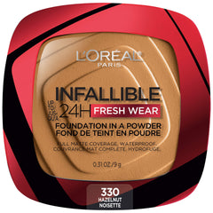 L'Oreal Paris Infallible en polvo, textura ligera para acabado natural