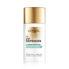 L’Oréal Paris protector solar, bote-mate, ofrece acabado mate y protección diaria.