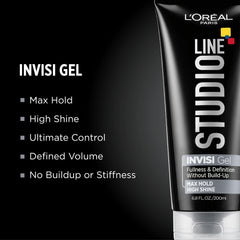 L'Oreal Paris Studio Line Invisi Gel aporta cuerpo duradero para peinados versátiles