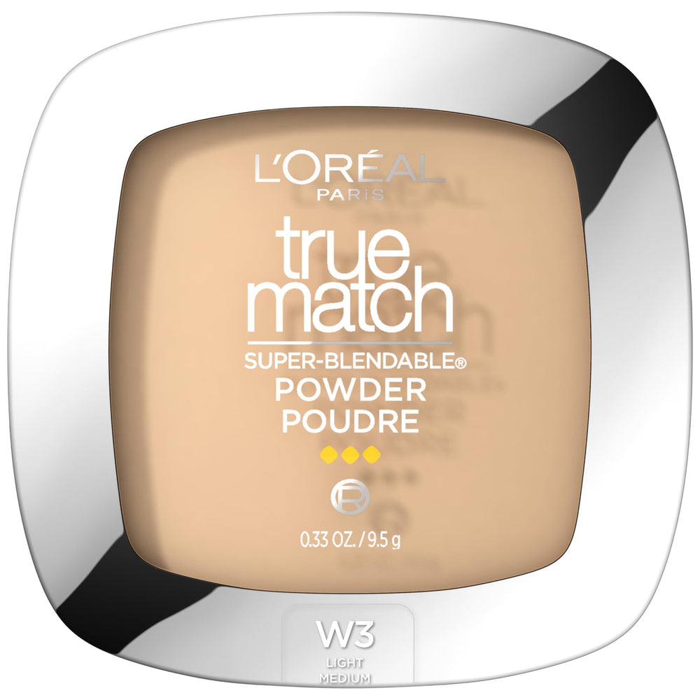 L'Oréal Paris True Match Polvo compacto tono W3 para unificar tono y textura