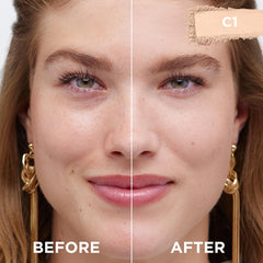 L'Oréal Paris True Match polvo con espejo integrado para retoques fáciles.