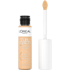 L'Oreal Paris True Match Radiant Serum Concealer con aplicador plano para cobertura precisa.