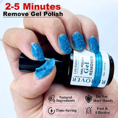 Lima de uñas 100/180 grit de LOUINSTIC para suavizar la superficie.