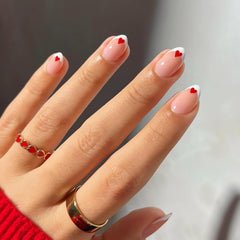 lpooddnu punta-francesa-blanca: uñas prensadas para un look elegante sin salón