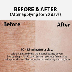 Lululun Precious Clear textura nano-serum que penetra suavemente en la piel.