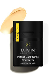 Lumin Corrector Ojeras Hombres: aplicación suave para reducir sombras.