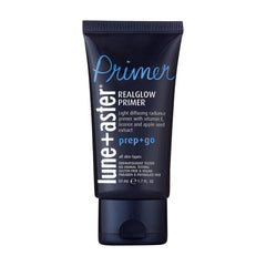 Lune+Aster RealGlow Primer en botella para brillo natural y radiante.