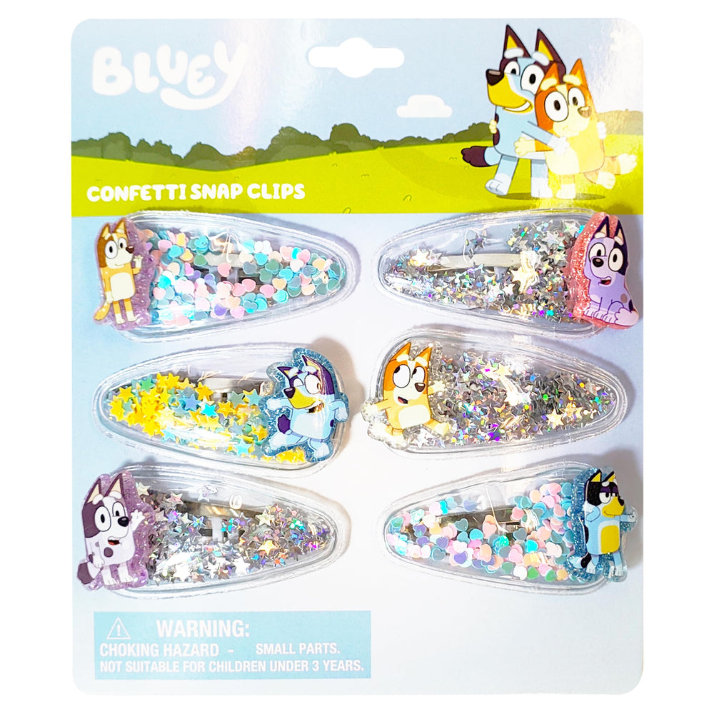 Coleteros LUV HER Bluey con adornos para peinados divertidos