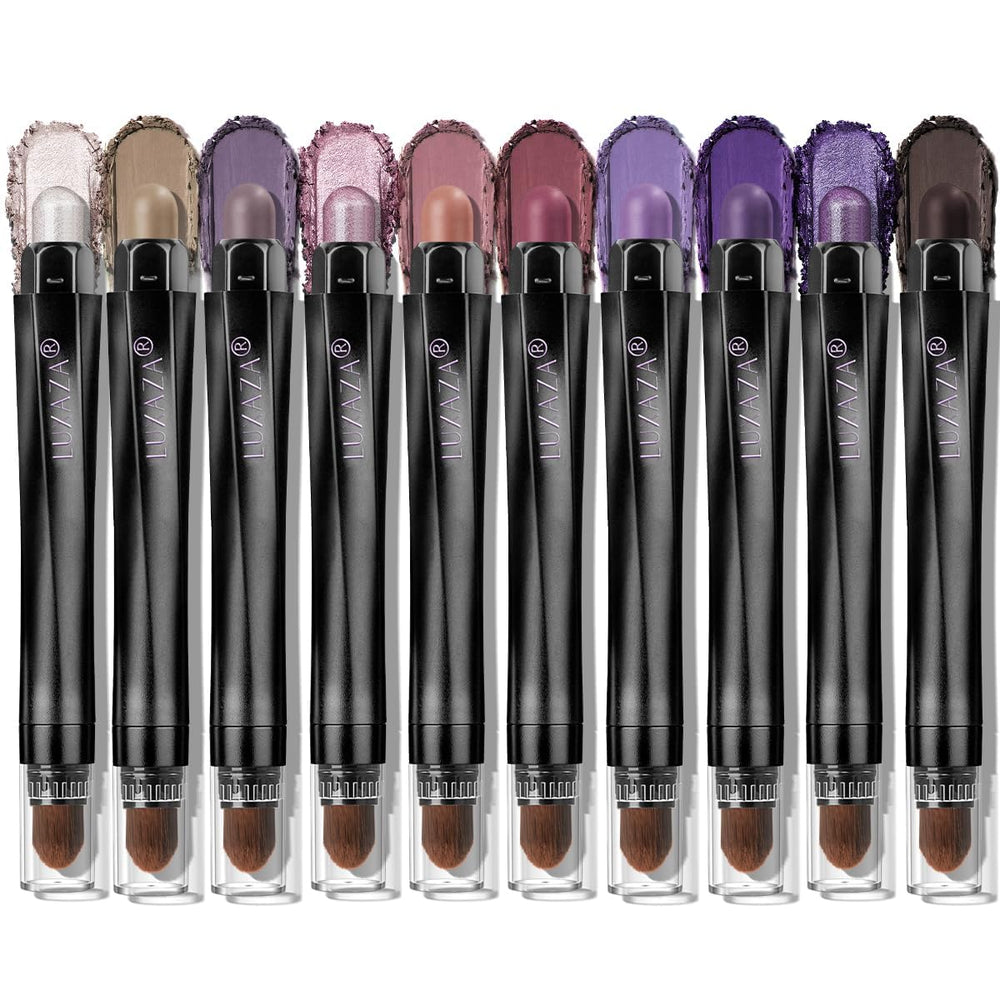 Luxaza Sombra Ojos Barra Púrpura con color intenso para párpados vibrantes