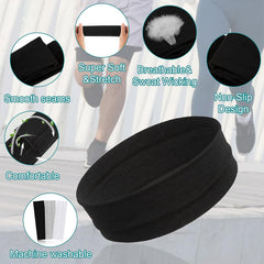 Bandas para la cabeza Mabor antideslizantes en gris para entrenamiento intenso