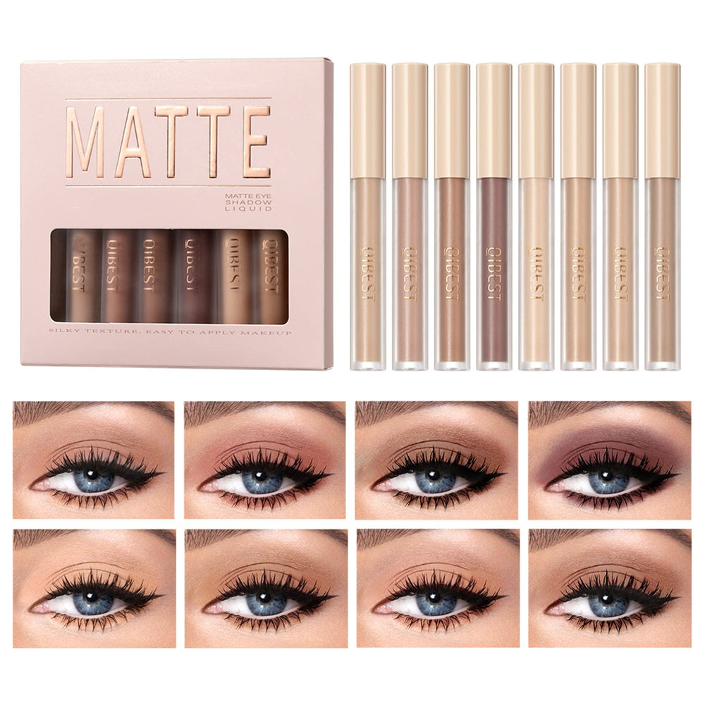 MAEPEOR sombra líquida mate en 8 colores nude para look natural diario