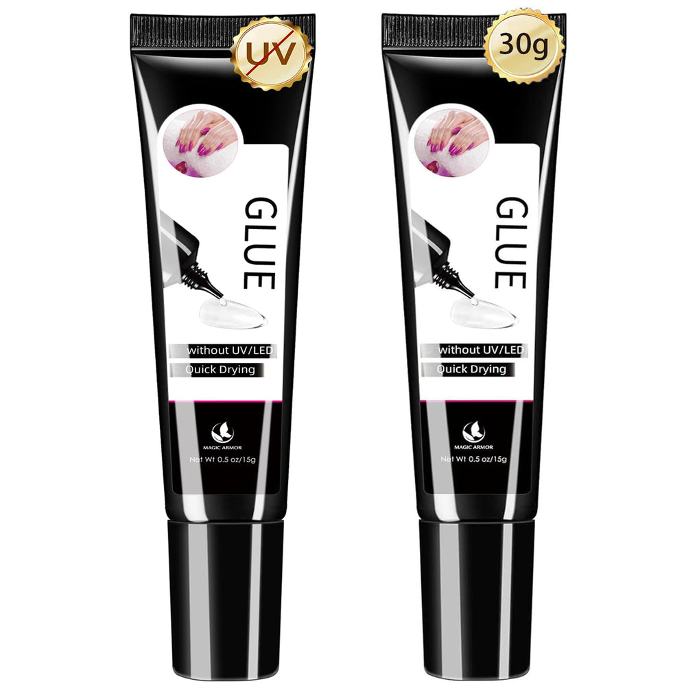 MAGIC ARMOR pegamento de uñas semisólido para aplicación rápida en uñas postizas