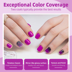Brillo instantáneo de Major Dijit Magenta Purpura para un look vibrante.