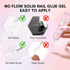 Makartt: aplicación precisa del gel de uñas para encaje perfecto.