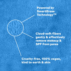 MakeUp Eraser Pro fibras largas: exfoliación suave de la piel