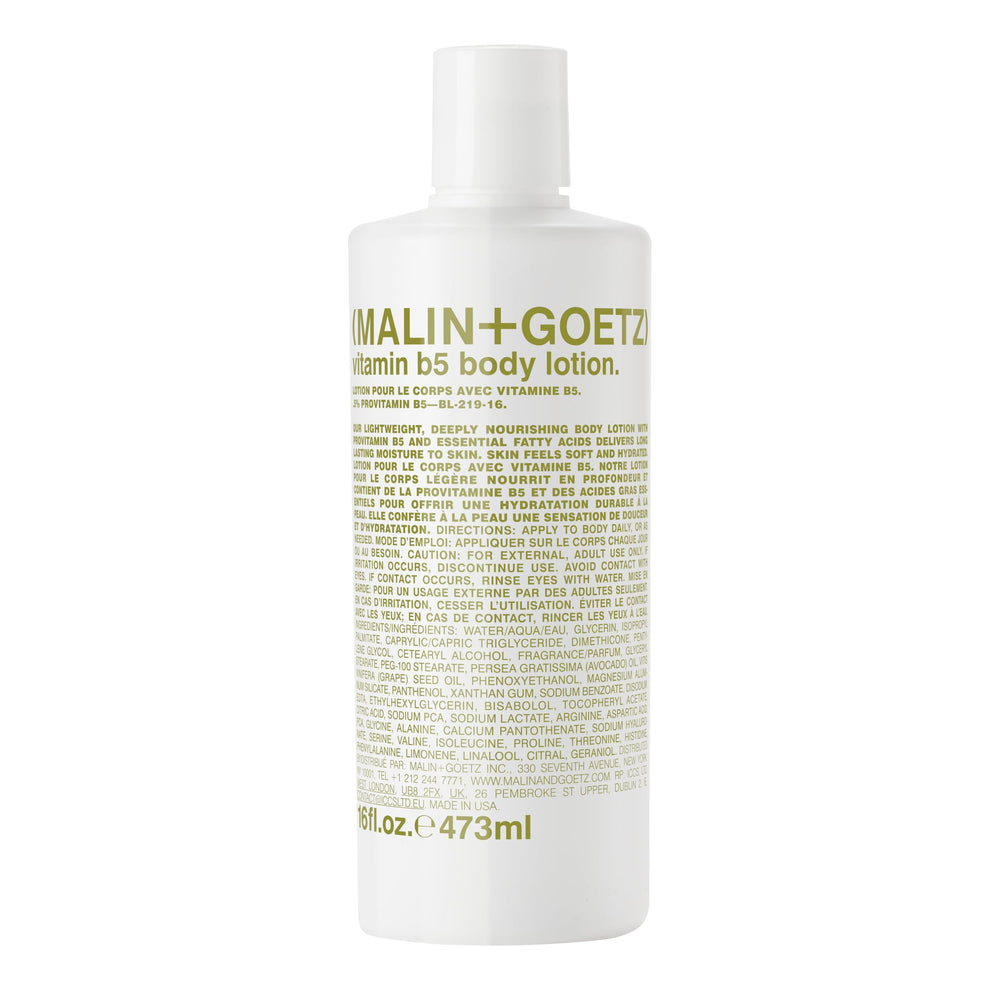 Loción corporal MALIN+GOETZ Vitamina B5, absorción rápida para hidratación diaria