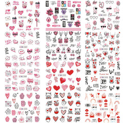 Mangoit Valentines: animales dibujados para uñas divertidas y personalizadas.