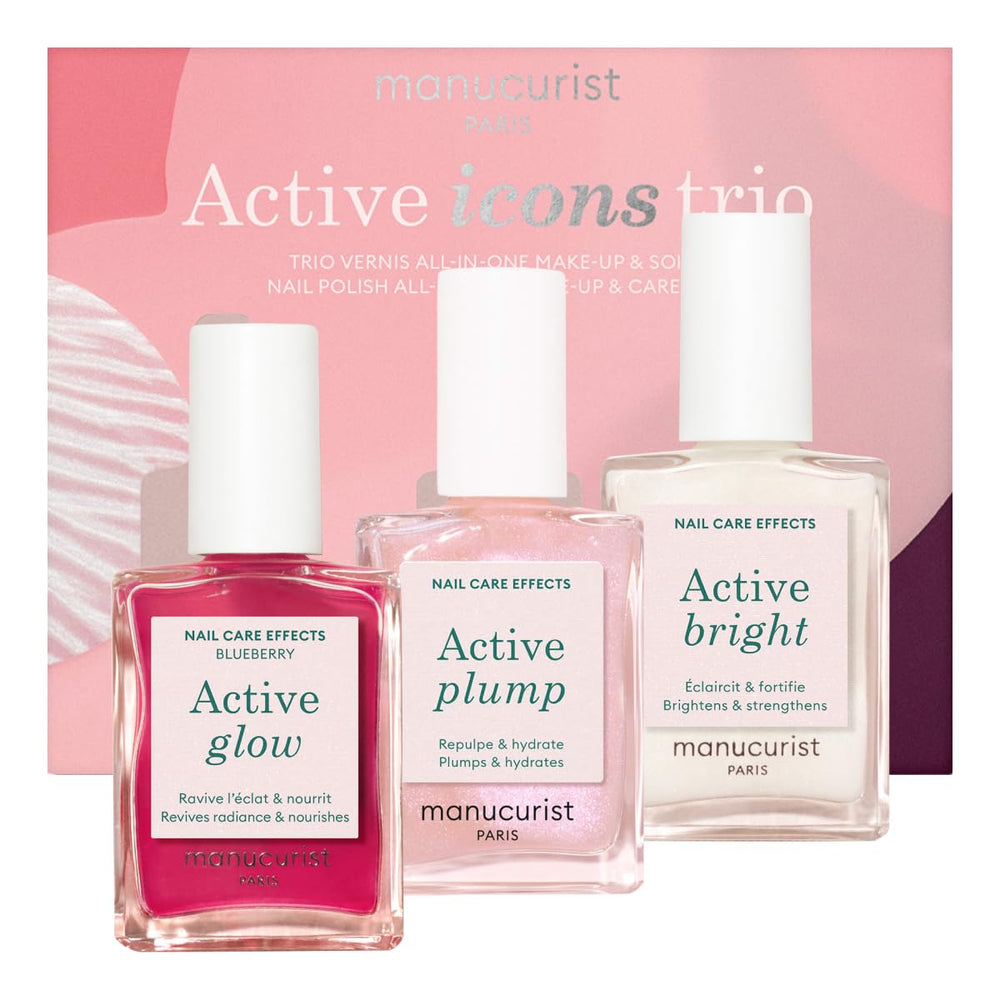 Caja regalo de Manucurist Active Icons Trio para cuidado de uñas, ideal regalo