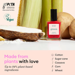 Manucurist Verde esmalte rosa lechoso acabado opaco