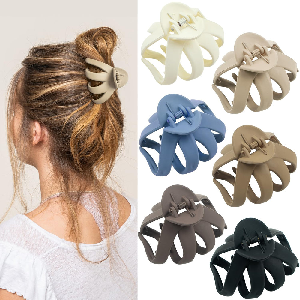 Maorulu pinza pelo pulpo 2,8 pulgadas con agarre firme para cabello medio.