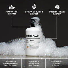 MARLOWE No.103 bano corporal, espuma cremosa para limpieza suave y revitalizante.