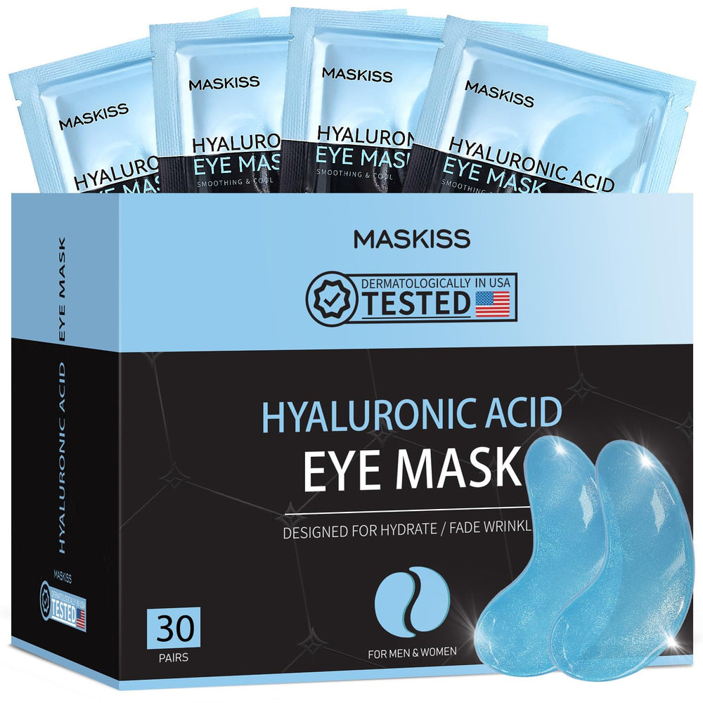 Maskiss parches oculares con textura gel suave para hidratación diaria.
