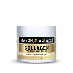 Crema de colágeno de alta calidad de Mason Natural en frasco de dos onzas para hidratación.