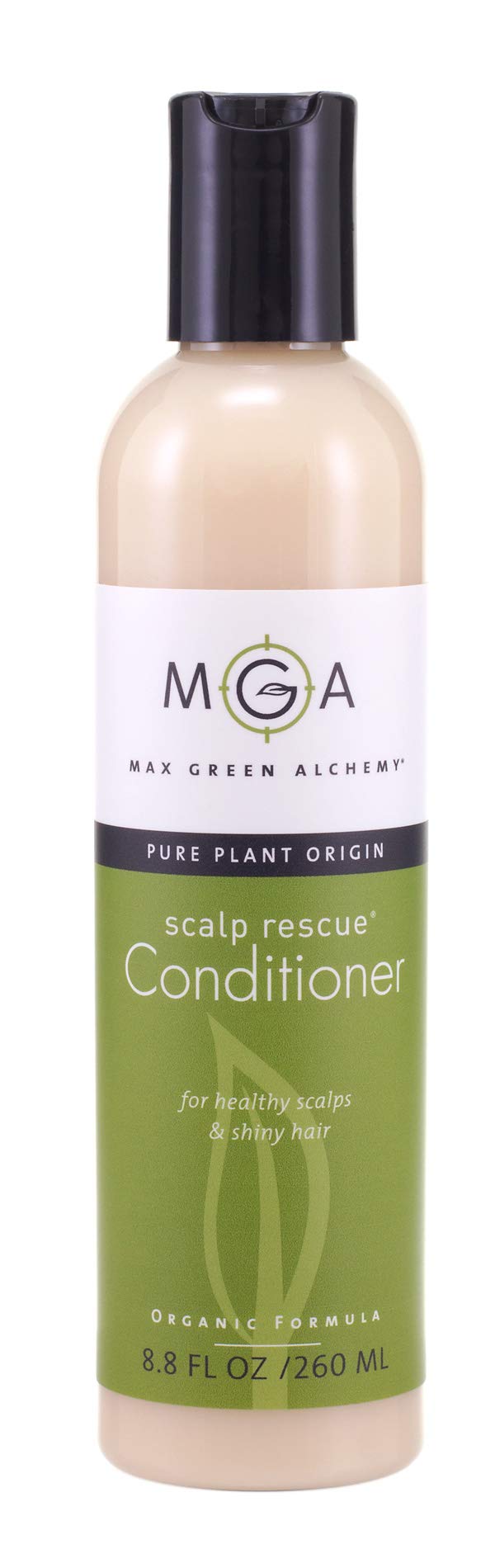 Max Green Alchemy Acondicionador Vegano con árbol de té en bote para cuidado diario.