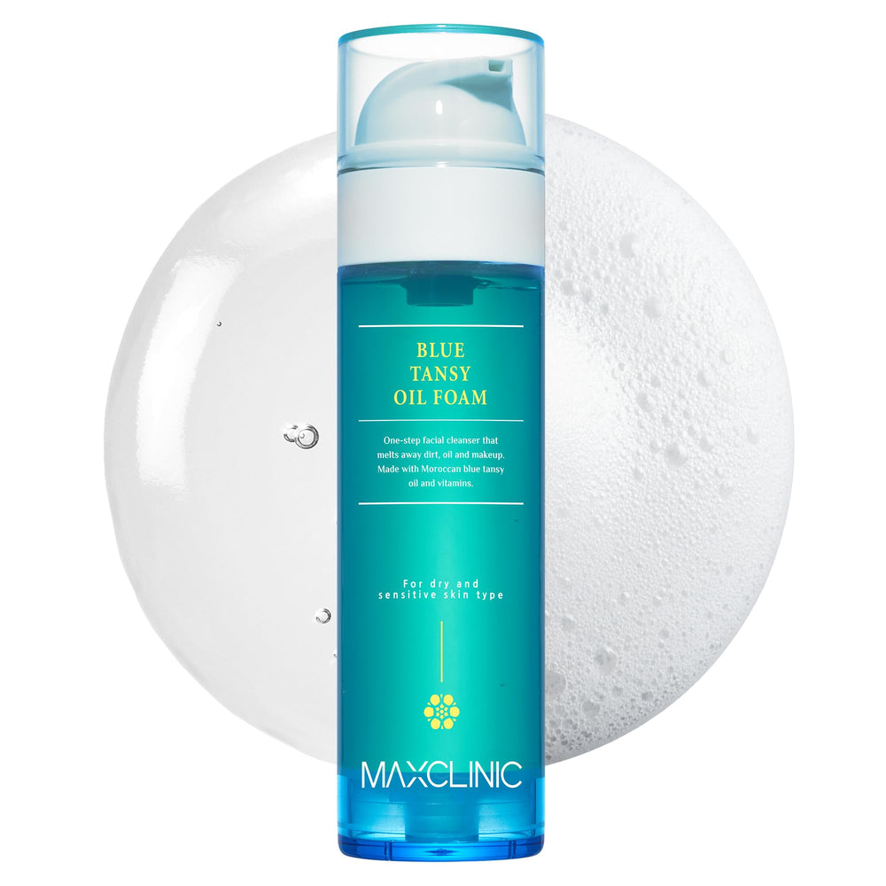 MAXCLINIC Aceite Tansy Azul en botella para limpieza suave de la piel
