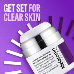 MAXCLINIC Time Return Melatonina Crema, textura al contacto, mejora absorción y luminosidad.