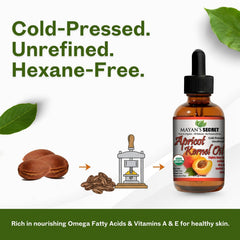 Mayan’s Secret Aceite de albaricoque para el rostro, absorción rápida.