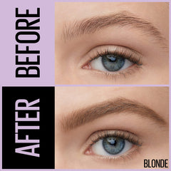 Maybelline Express Brow esponja polvo relleno cejas para acabado suave.