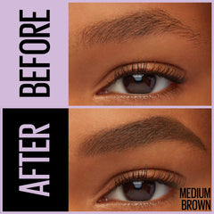 Maybelline Express Brow tono medio castaño para cejas rellenas y naturales