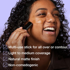 Maybelline Fit Me Shine-Free Balance Stick, núcleo antibrillo para un acabado mate