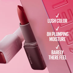 Maybelline Serum Lipstick bala labio ergonómica para definición precisa.
