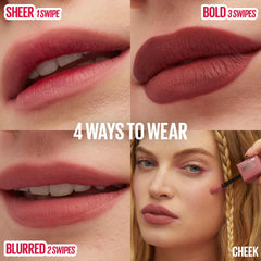 Maybelline Teddy Tint Kneehigh, tono teddy en labios para uso diario