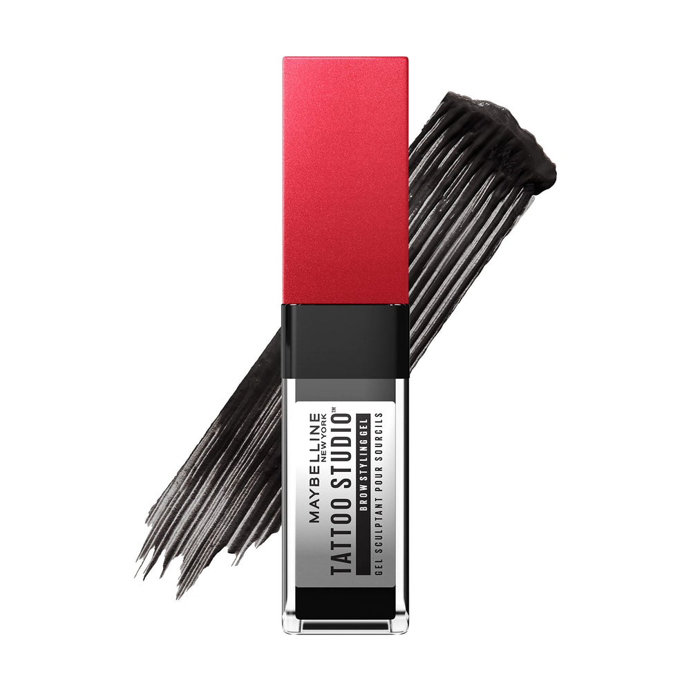 Maybelline Tattoo Studio Brow Gel: aplicación rápida para cejas definidas y duraderas.