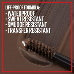 Maybelline Tattoo Studio Brow Gel: resistente al agua ideal para días activos.