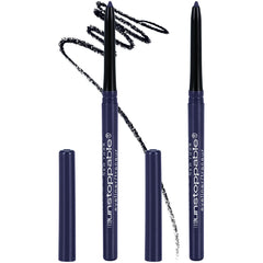 Maybelline Unstoppable delineador azul Sapphire: aplicación fácil para trazos precisos.
