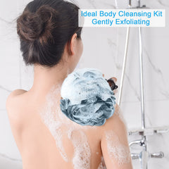 Lufa AmazerBath, textura densa, limpia la piel con suavidad.