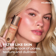 MCoBeauty Flawless Glow con escualano para mayor comodidad.
