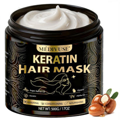 MediVuse: mascarilla keratina argan envase 500ml, hidratación profunda para el cabello