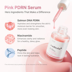 Medicube PDRN, aplicación en manos para uso diario.