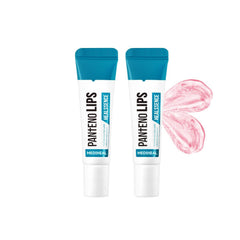 Mediheal Pantenolips Healssence muestra textura gel y tono natural para labios hidratados.