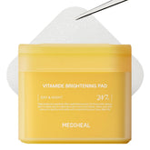 Mediheal Vitamide Toner Pads en empaque, ideal para cuidado facial diario