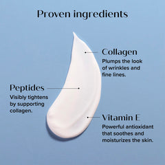 Medix 5.5 Crema de Colágeno, aplicación facial, hidrata y suaviza la piel.