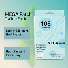 MEGA PATCH caja frontal, diseño compacto para viaje.