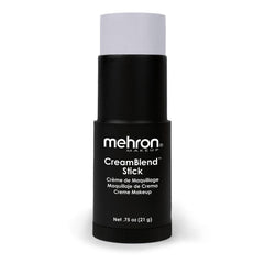 Mehron CreamBlend Stick luz gris frente: pigmentación alta para cobertura uniforme.