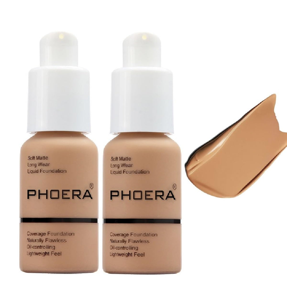 Meifen PHOERA Foundation: dos unidades, ideal para retoque diario en casa.